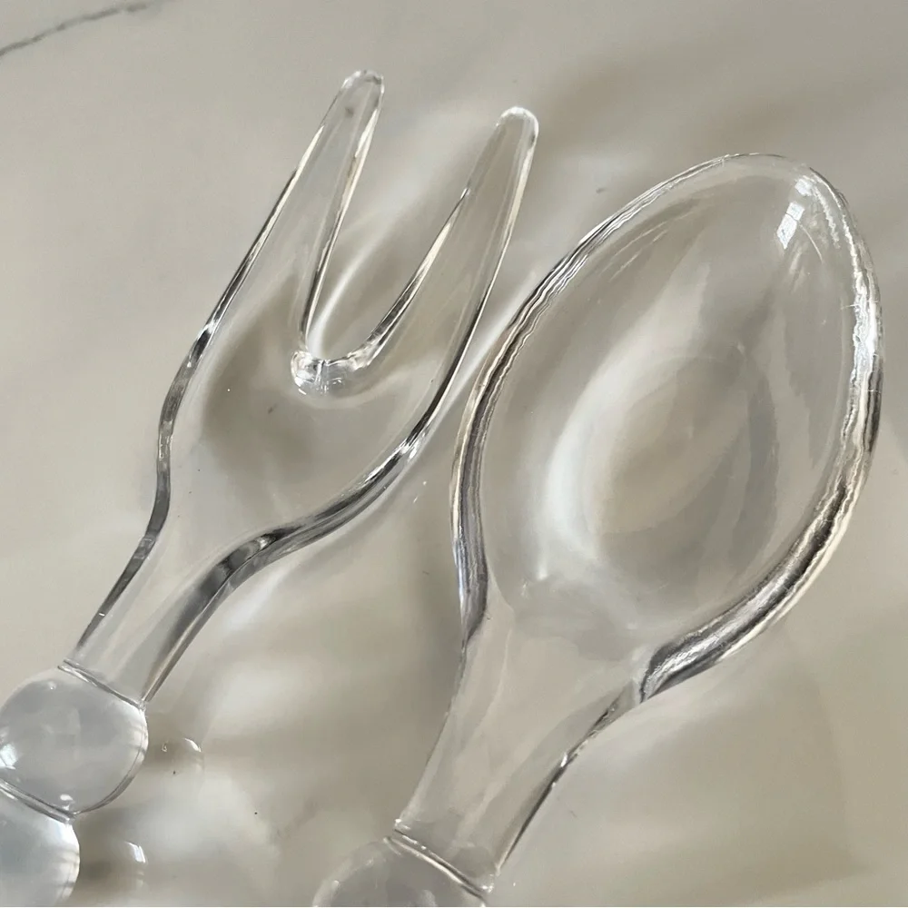 Candlewick Salad Servers